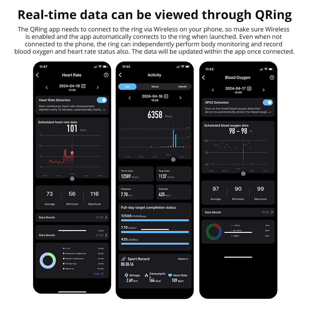 COLMI R03 Smart Ring – Sleek Fitness & Wellness Tracker | 24/7 Metrics