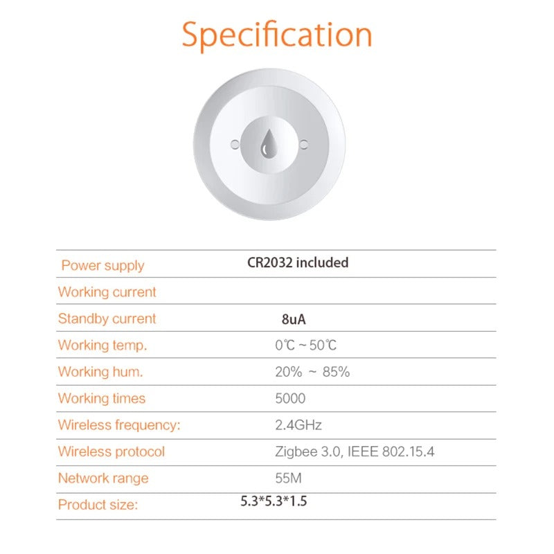 Water Leak Sensor - Zigbee