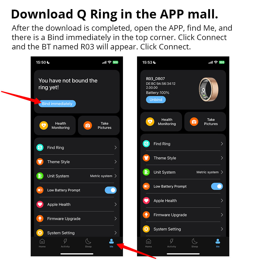COLMI R03 Smart Ring – Sleek Fitness & Wellness Tracker | 24/7 Metrics