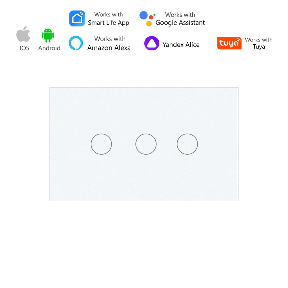 COGNIVARA Australian Certified Smart Switch Zigbee (Black & White) - Tuya