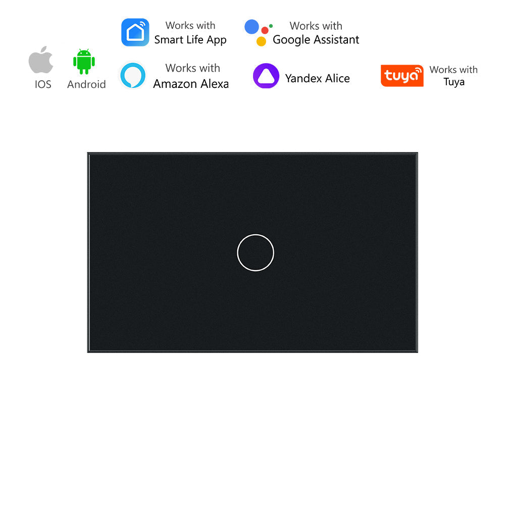 COGNIVARA Australian Certified Smart Switch Zigbee (Black & White) - Tuya