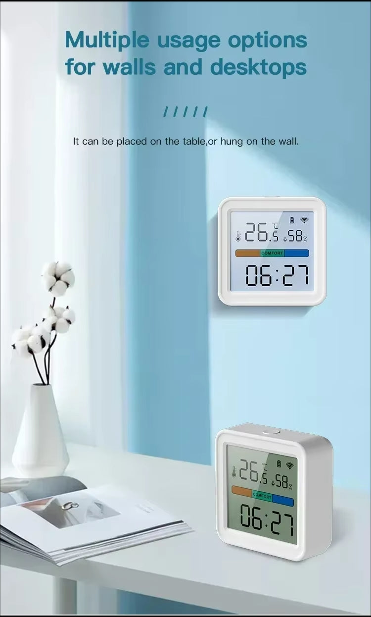 Wi-Fi Temperature and Humidity Sensor - Smart, Accurate, Voice Controlled