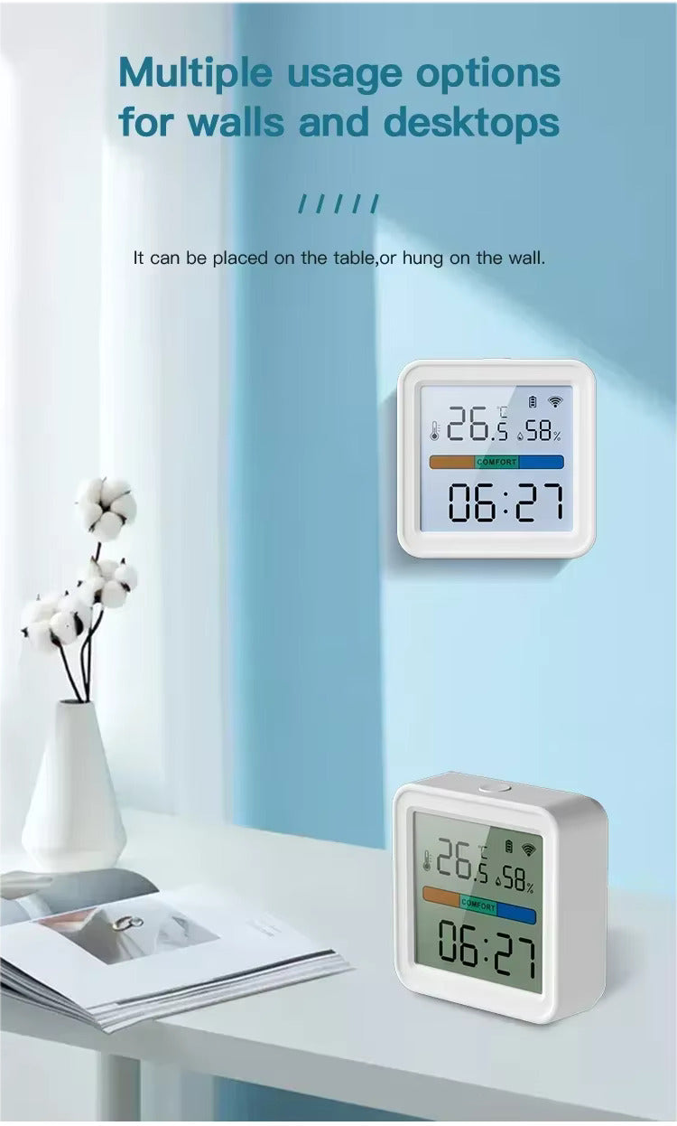 Wi-Fi Temperature and Humidity Sensor - Smart, Accurate, Voice Controlled