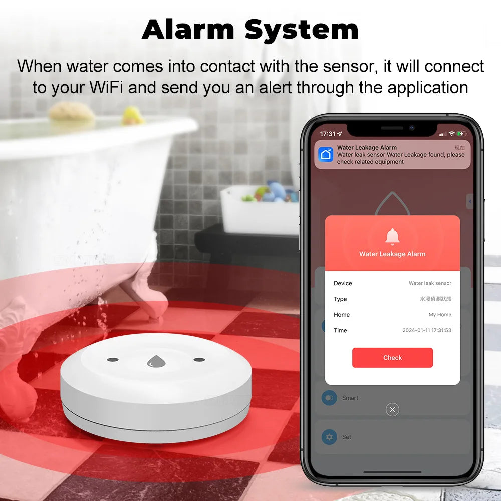 Water Leak Sensor - Zigbee
