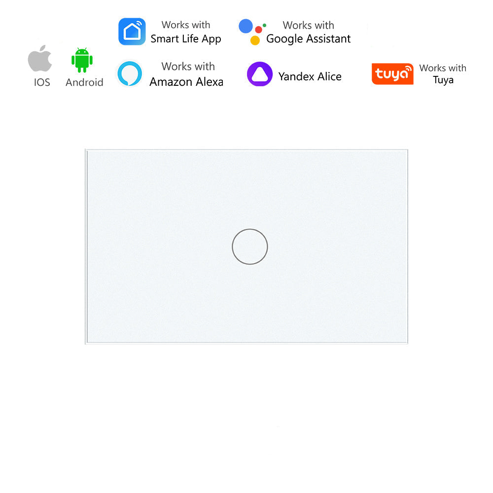 COGNIVARA Australian Certified Smart Switch Zigbee (Black & White) - Tuya