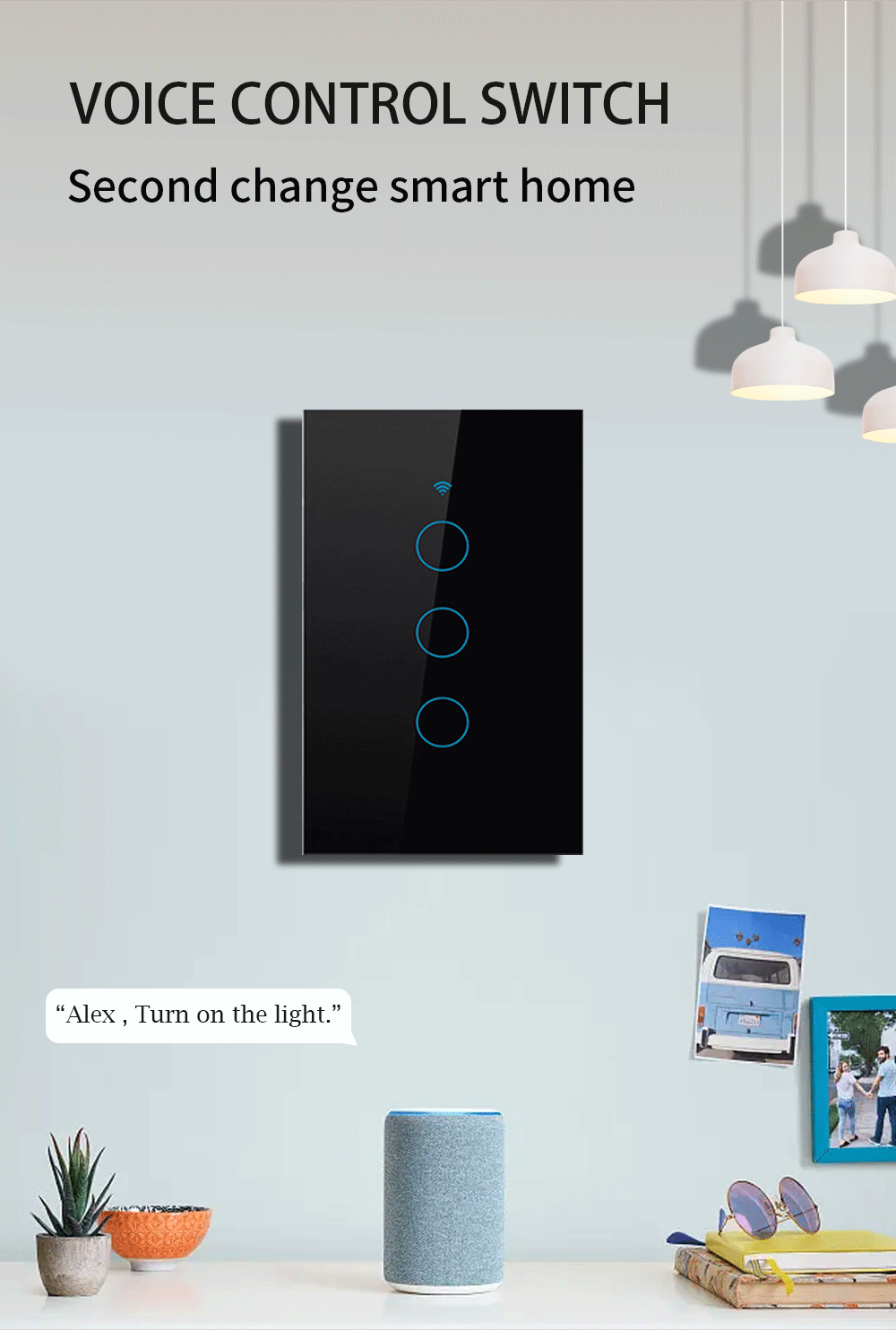 Australian Certified Smart Switch Zigbee (Black & White) - Tuya