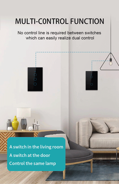 Australian Certified Smart Switch Zigbee (Black & White) - Tuya