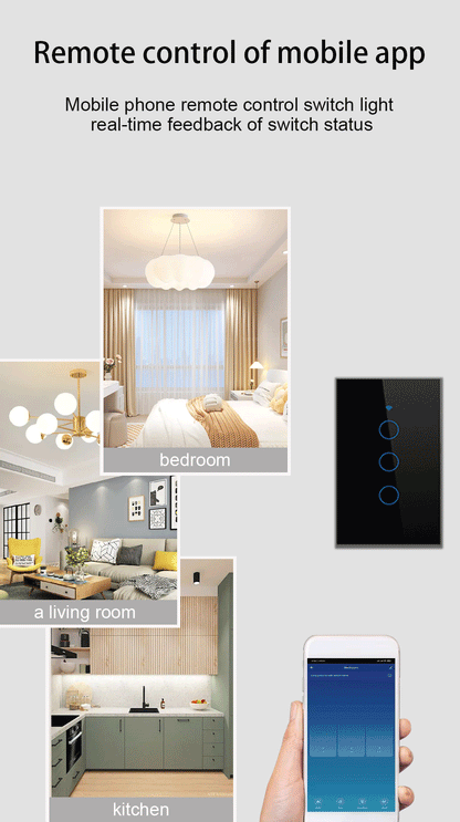 Australian Certified Smart Switch Zigbee (Black & White) - Tuya