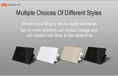 Australian Certified Smart Switch Zigbee (Black & White) - Tuya