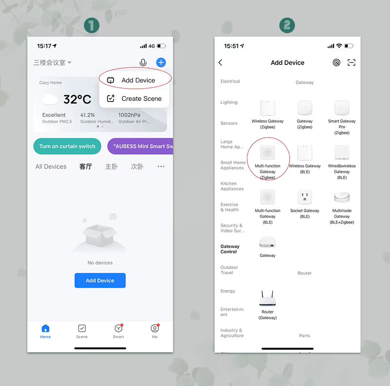 RSH ZigBee Smart Home Gateway Hub - Multi-Protocol Tuya Smart Home Controller with Alexa & Google Assistant Support
