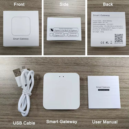 RSH ZigBee Smart Home Gateway Hub - Multi-Protocol Tuya Smart Home Controller with Alexa & Google Assistant Support