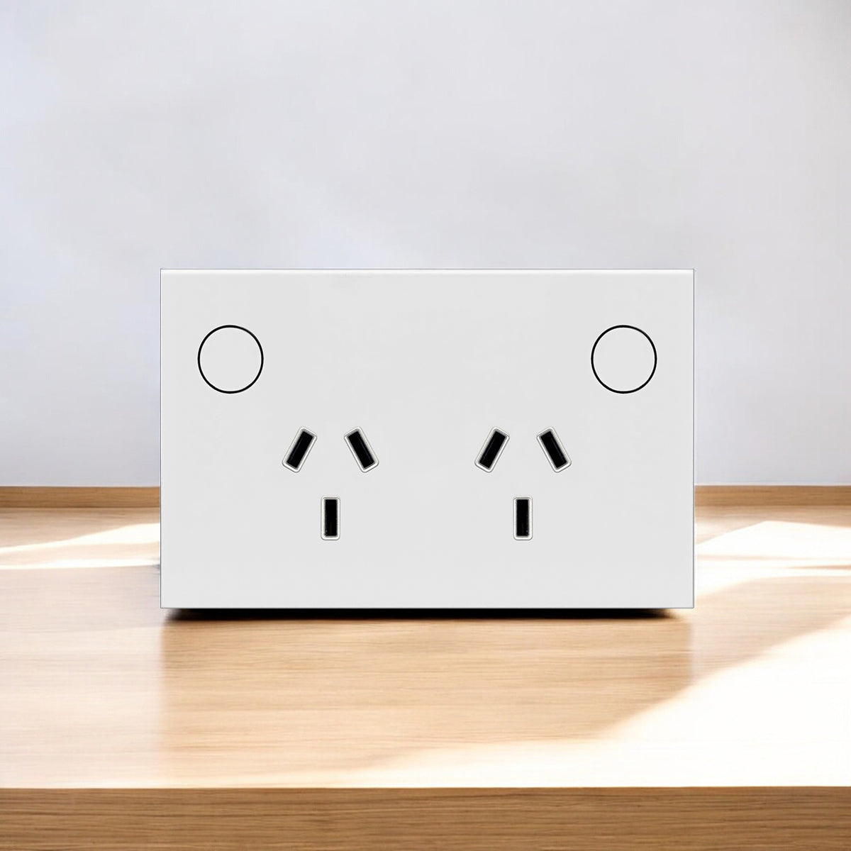 White Smart Double Power Point - Zigbee