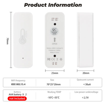 Smart Temperature and Humidity Sensor - Zigbee