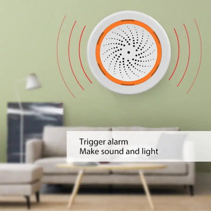 Tuya Zigbee Smart Home Alarm Siren - Sound & Light Alert