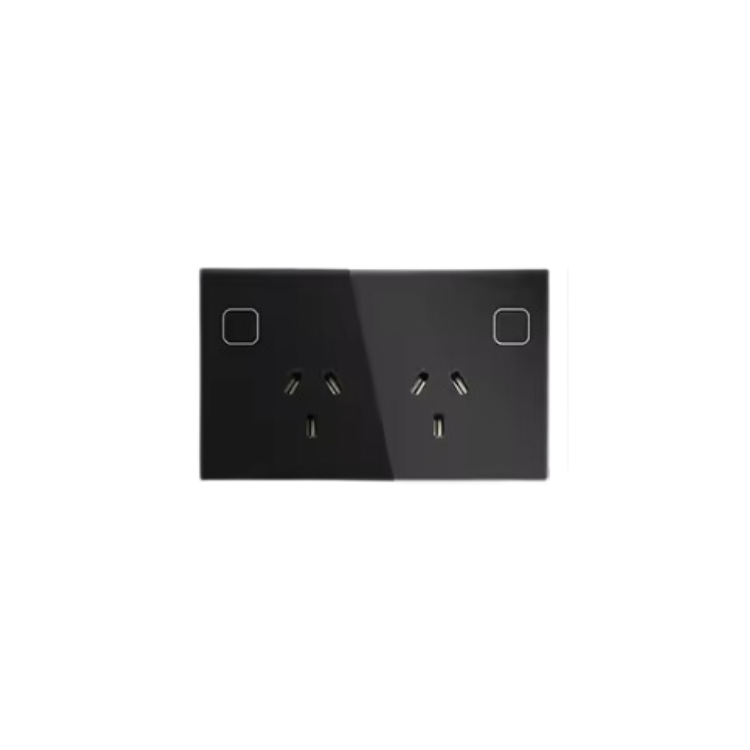 Australian Certified Zigbee Smart Double Power Point (White & Black)
