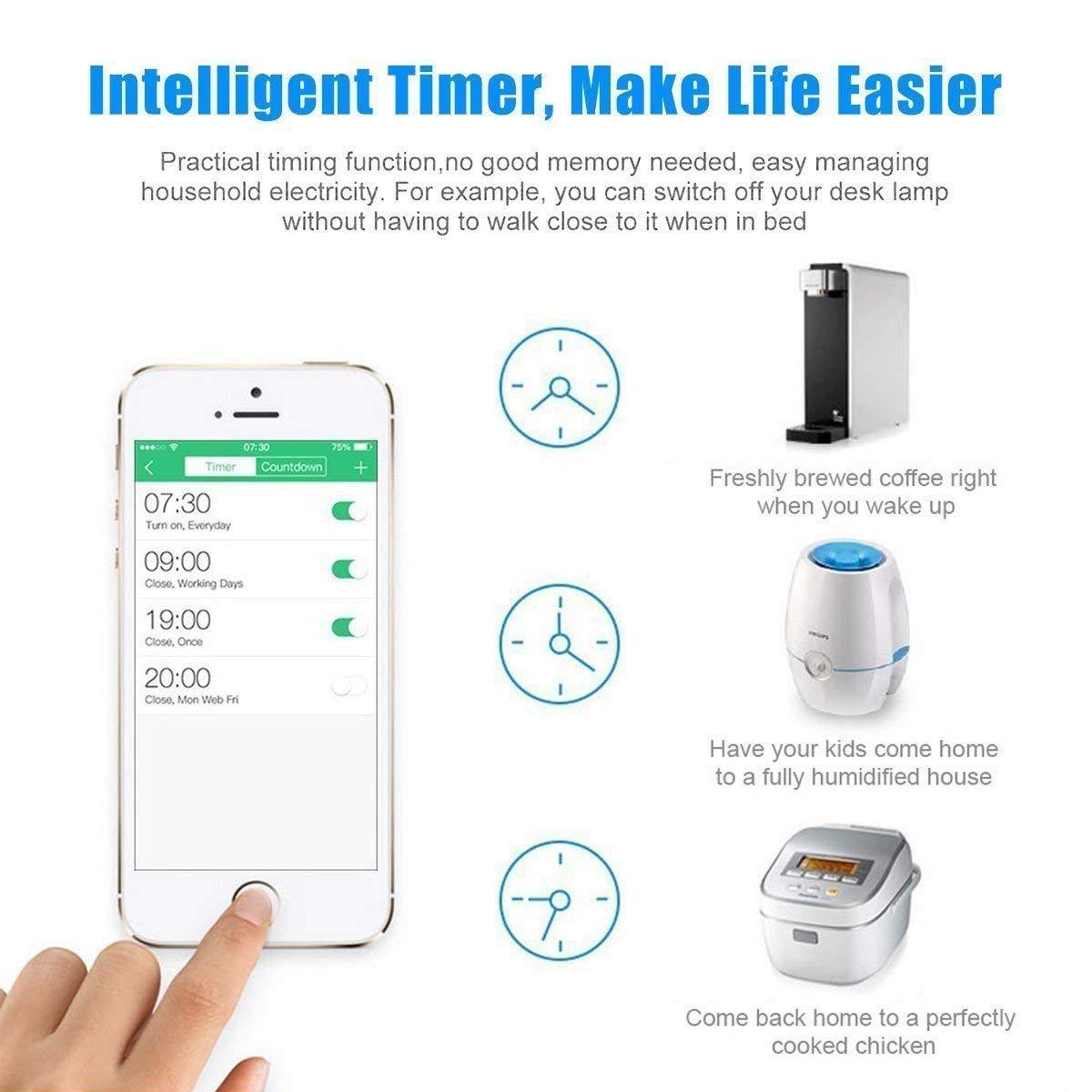 Smart Plug with RGB Light - Wifi