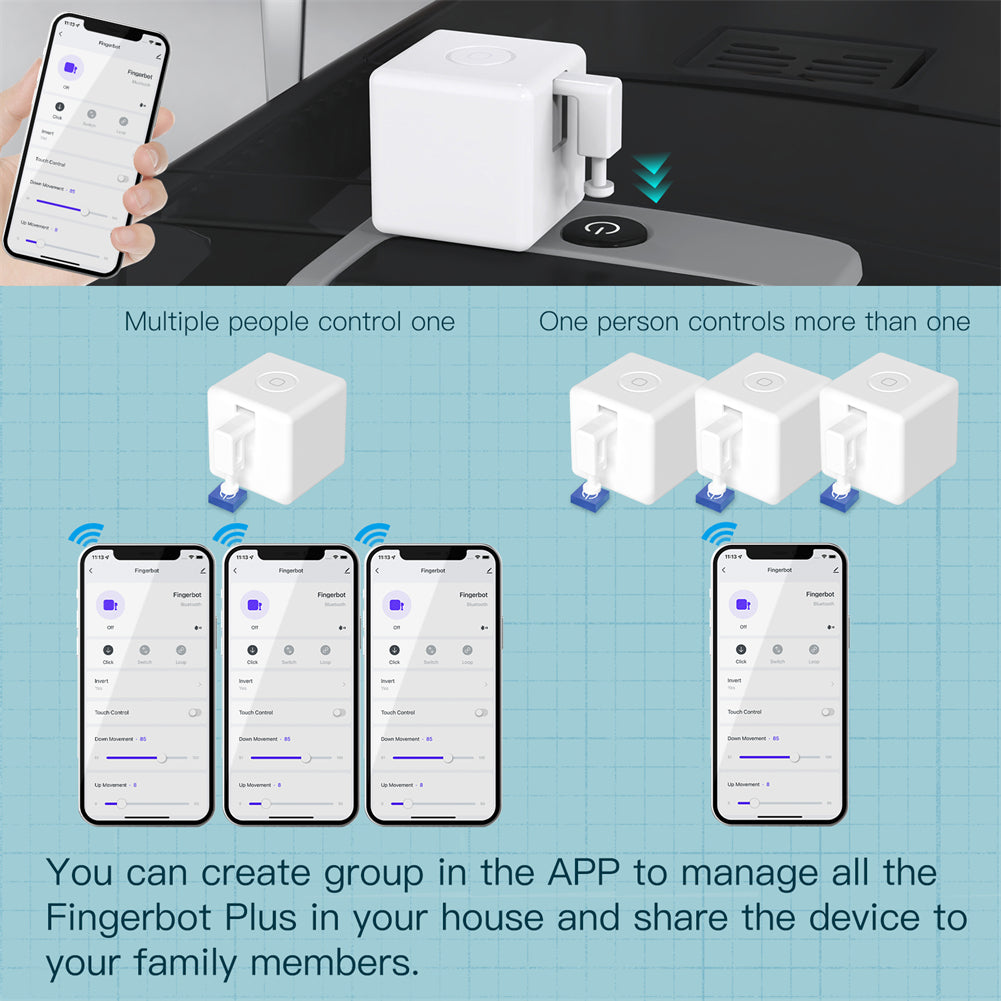 2 x Fingerbot Plus - Bluetooth